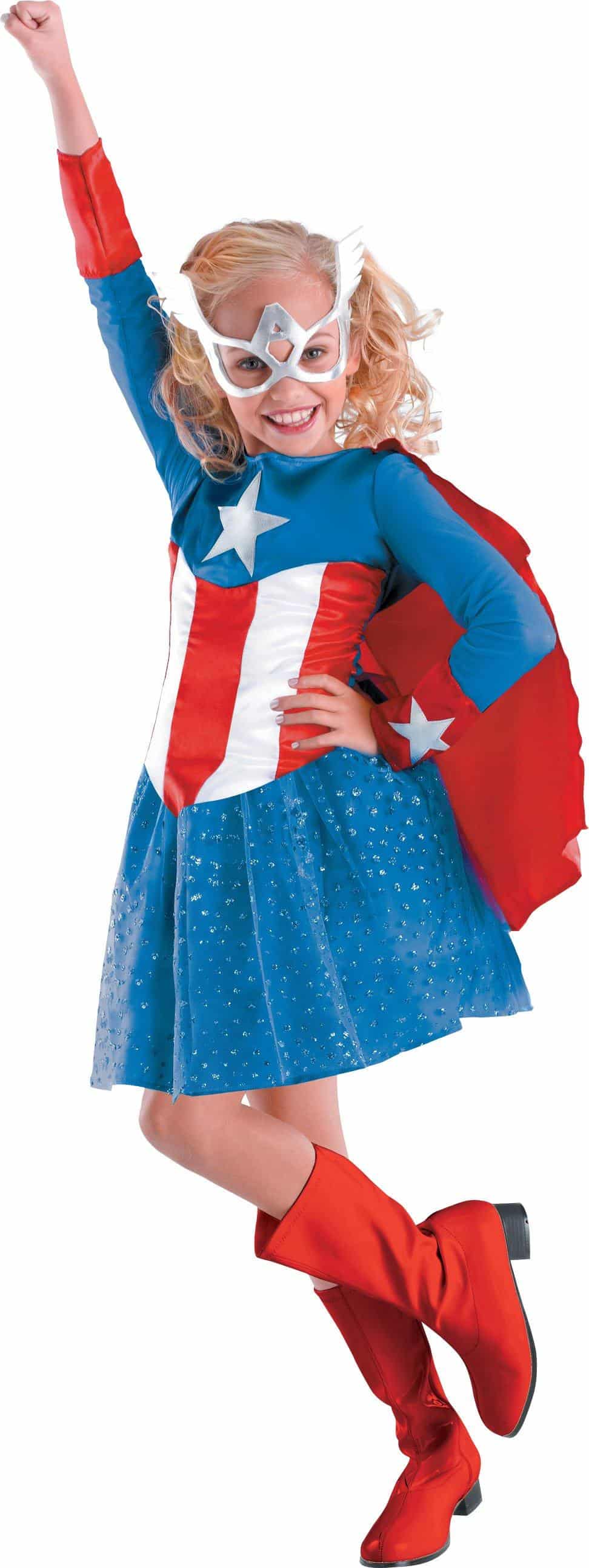 Captain America Girl Classic Toddler / Child Costume