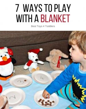 7 Ways to Play With a Blanket - blanket games for each day of the week!