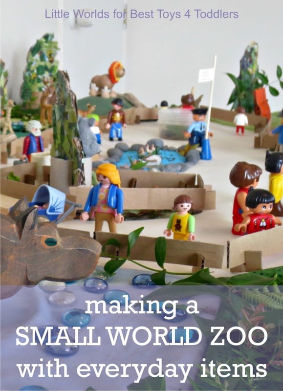 Making a Small World Zoo with Everyday Items - Best Toys 4 Toddlers