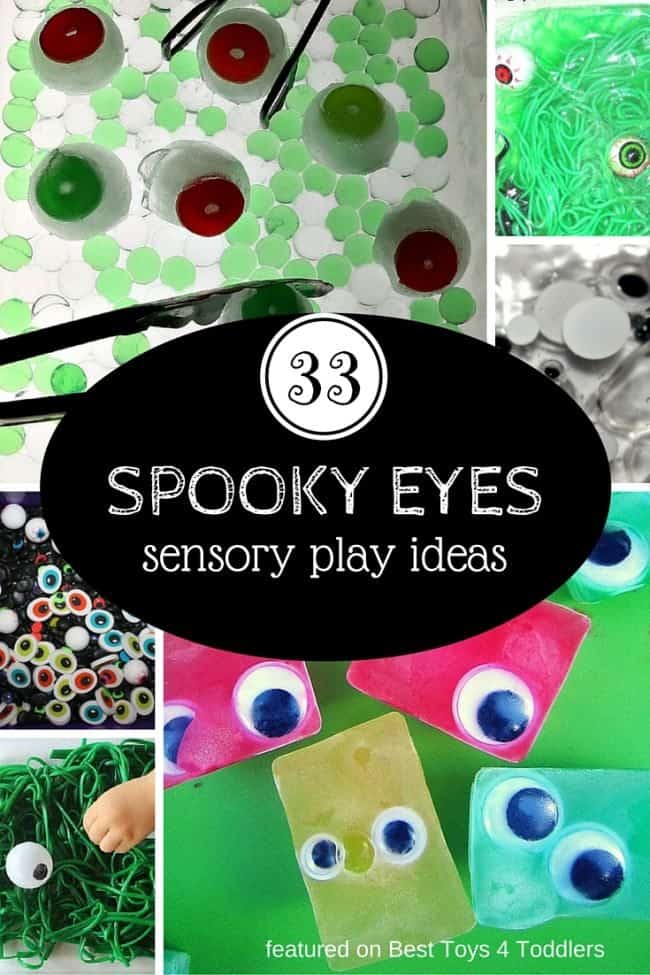 33 sensory play ideas with spooky eyes to enjoy this Halloween!