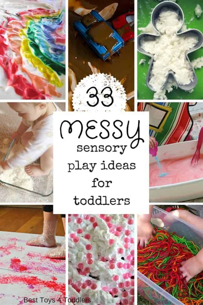 Messy Sensory Play Ideas for Toddlers - awesome hands-on sensory fun activities to explore with toddlers, preschooler and older kids! 