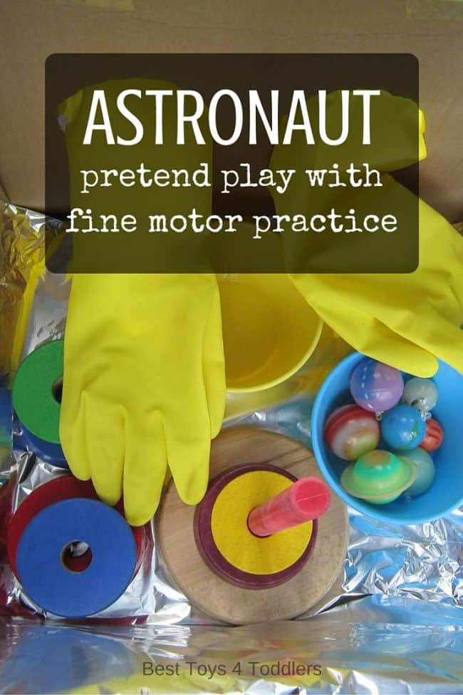 Best Toys 4 Toddlers - Astronaut Pretend Play with Fine Motor Practice for Toddlers and Preschoolers
