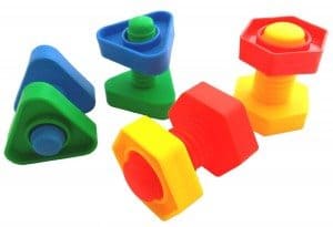 Best Toys 4 Toddlers - Top 10 Toys That Promote Fine Motor Skills for 4 Year olds - Jumbo Nuts and Bolts