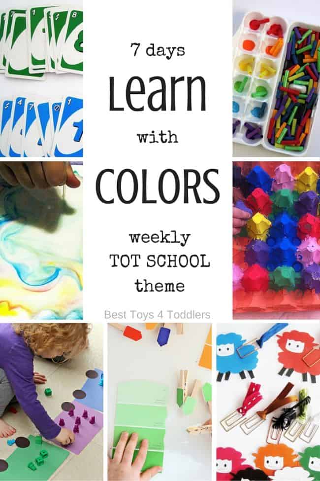 Best Toys 4 Toddlers - Weekly planner for tot school: 7 days of hands-on learning activities for toddlers