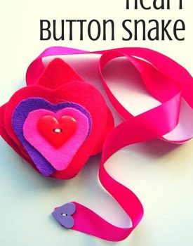 Best Toys 4 Toddlers - Heart button snake for fine motor practice