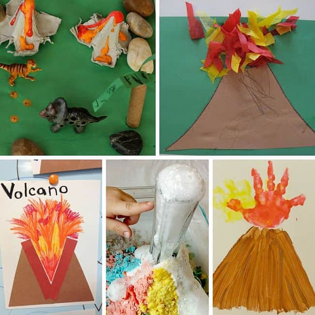 Volcano Theme for Tot School and Preschool