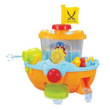 Top 10 Bath Toys For 2 Year Olds: Pirate Ship With Water Cannon
