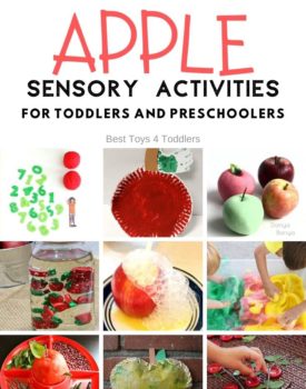 Best Toys 4 Toddlers - 33 Sensory Apple Activities for kids perfect for apple unit or seasonal fall activity