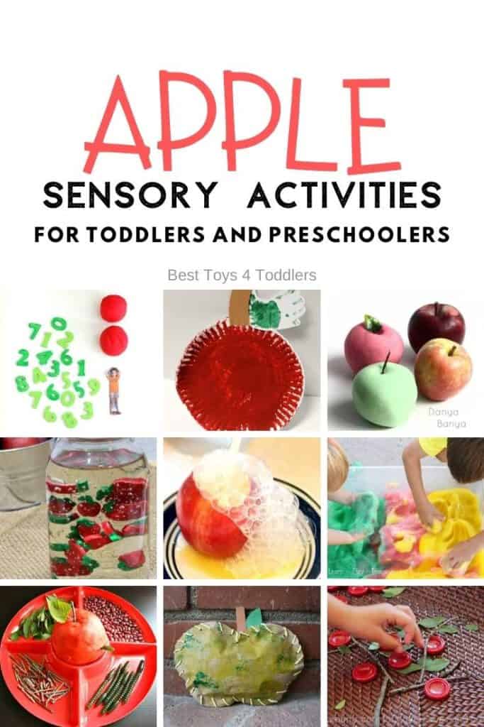 Best Toys 4 Toddlers - 33 Sensory Apple Activities for kids perfect for apple unit or seasonal fall activity