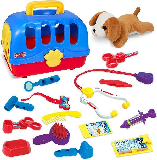 Deluxe Veterinarian Kit for Kids and Toddlers 