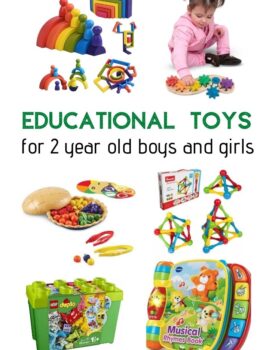 Best learning toys for 2 year old toddlers - gender neutral educational toys for both boys and girls #toddlertoys #2yearolds #learningtoys #educationaltoys