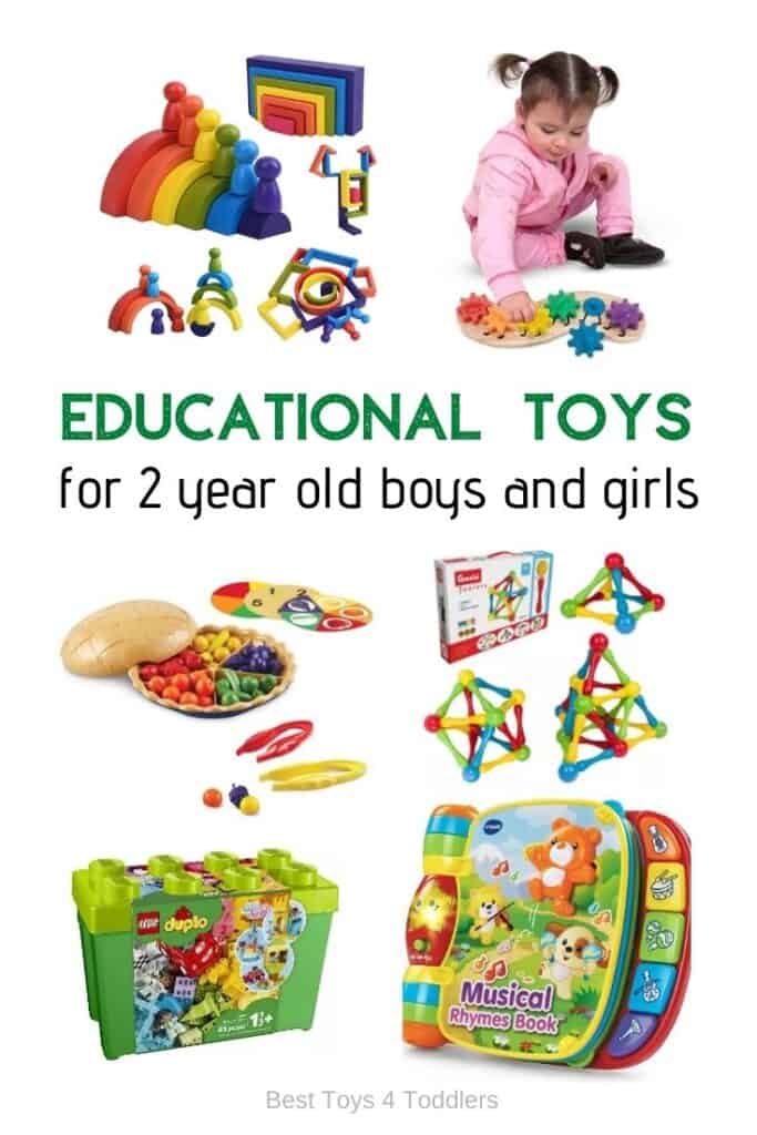 Best learning toys for 2 year old toddlers - gender neutral educational toys for both boys and girls #toddlertoys #2yearolds #learningtoys #educationaltoys