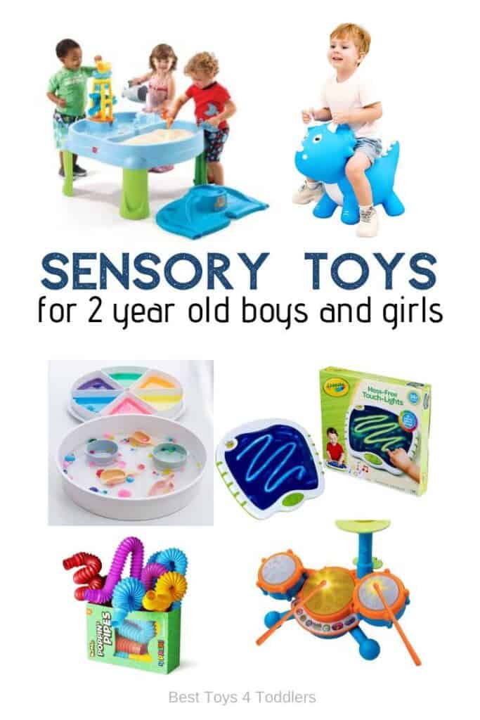 Check out our selection of the best sensory toys for your 2 year old boys and girls.