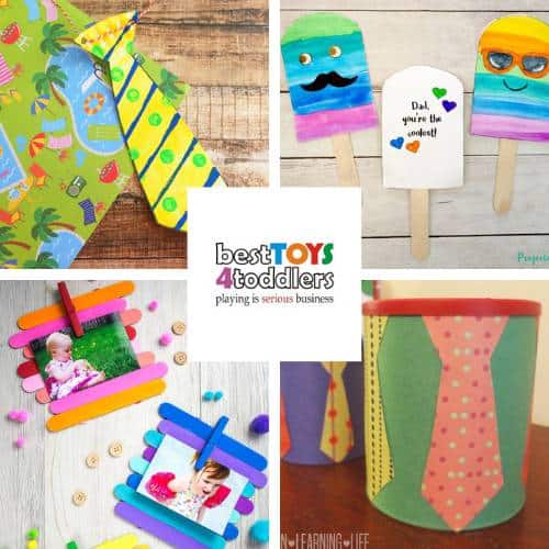 Father's day crafts from recycled materials - Paper Plate Tie Craft, Popsicle Father's Day Card, Colorful Popsicle Stick Picture Frames, My Dad Is Special Because Craft