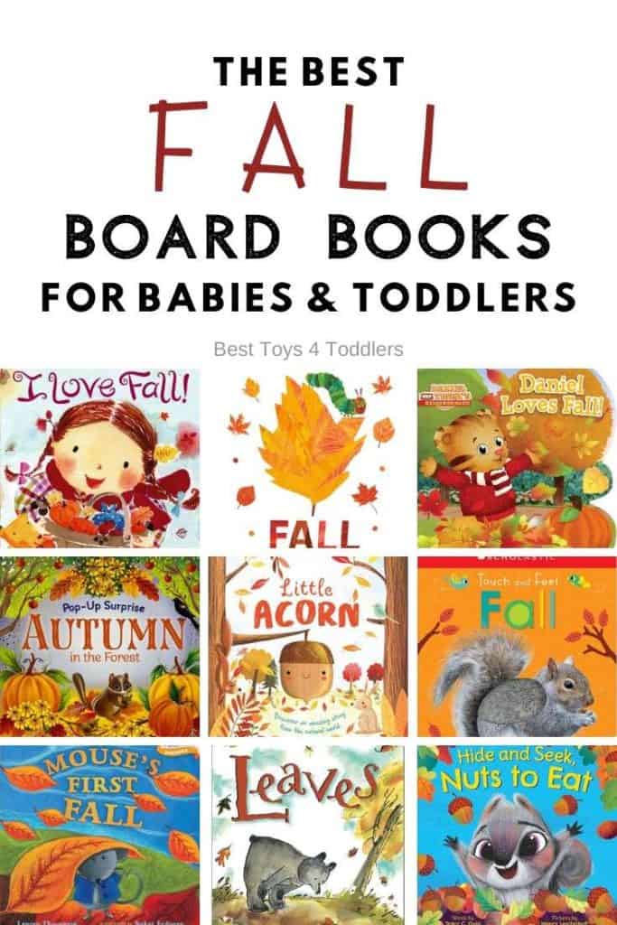 Selection of the best fall season  board books for babies and toddlers to read aloud.